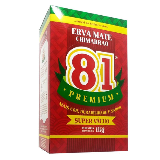 81 Erva Mate Premium Chimarrao Tradicional Brasileira Yerba Mate, 1 kg / 2,2 lb Saco