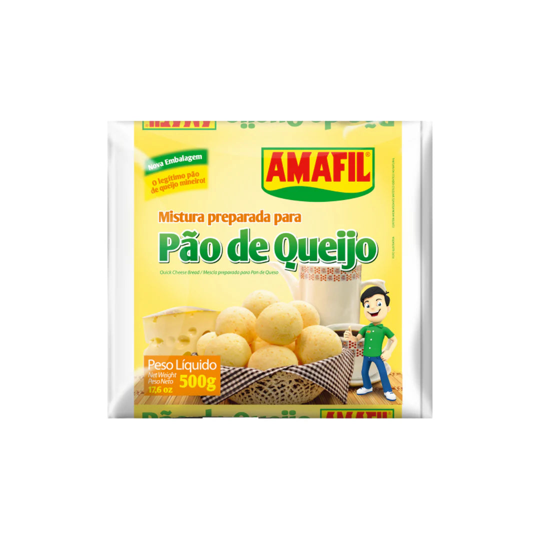 Amafil Prepared Cheese Bread Mix, 500 g / 1.1 lb Bag