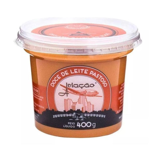 Aviação Doce de Leite Pastoso, Frasco de 400 g / 14,1 onças
