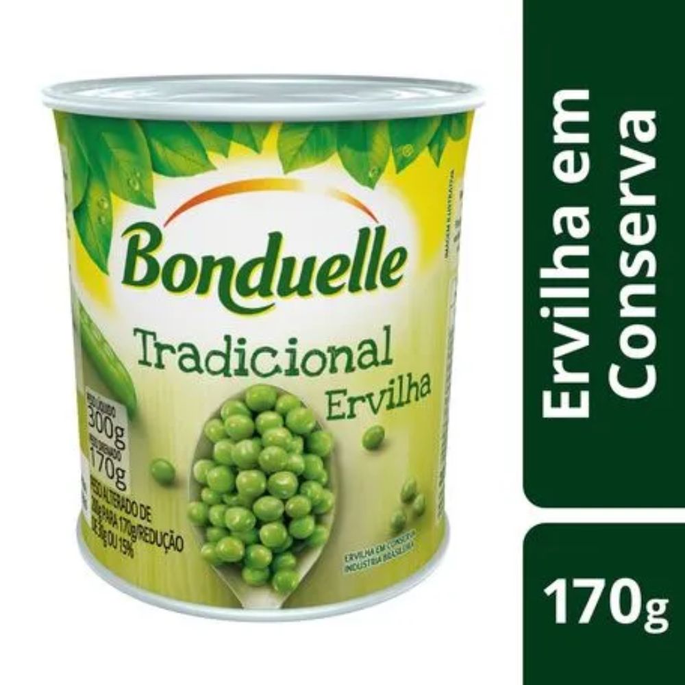 Bonduelle Traditional Canned Peas, 170 g / 6 oz Can