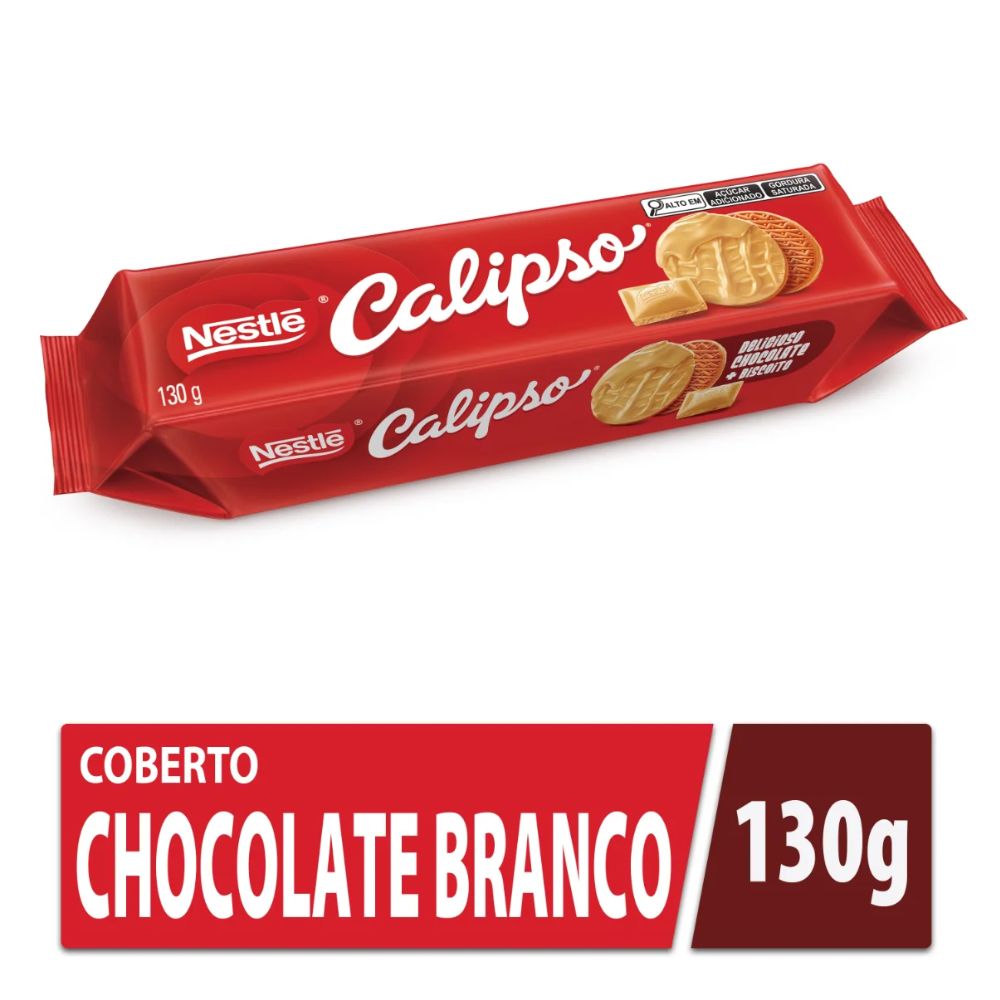 Calipso White Chocolate Covered Cookies, 130 g / 4.6 oz