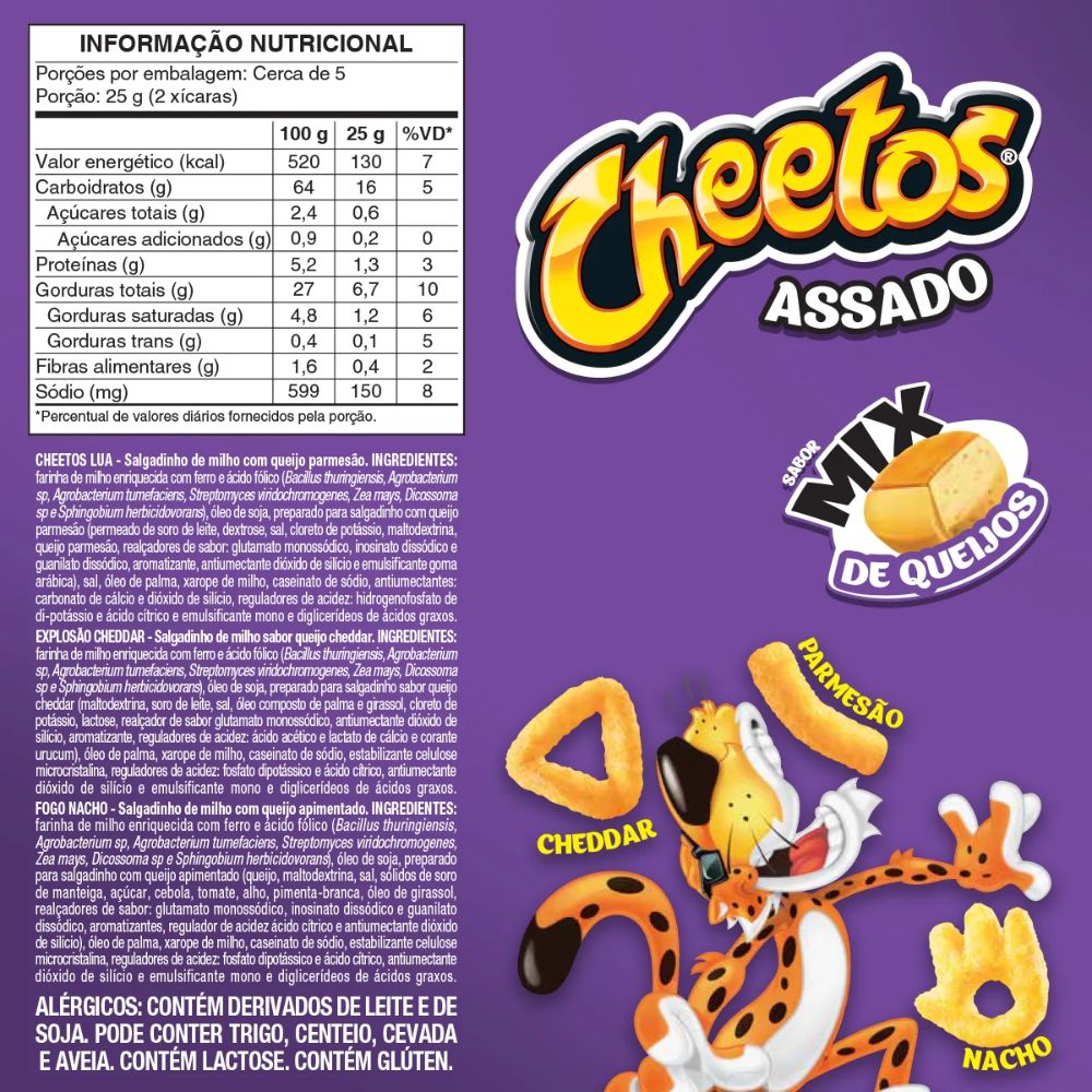 Cheetos Cheese Mix Corn Snacks, 131 g / 4.6 oz Bag