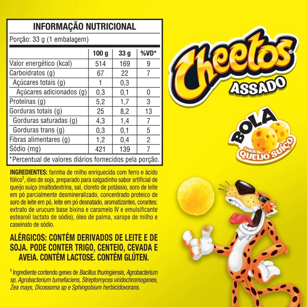 Cheetos Swiss Cheese Corn Snack, 33 g / 1.16 oz Bag