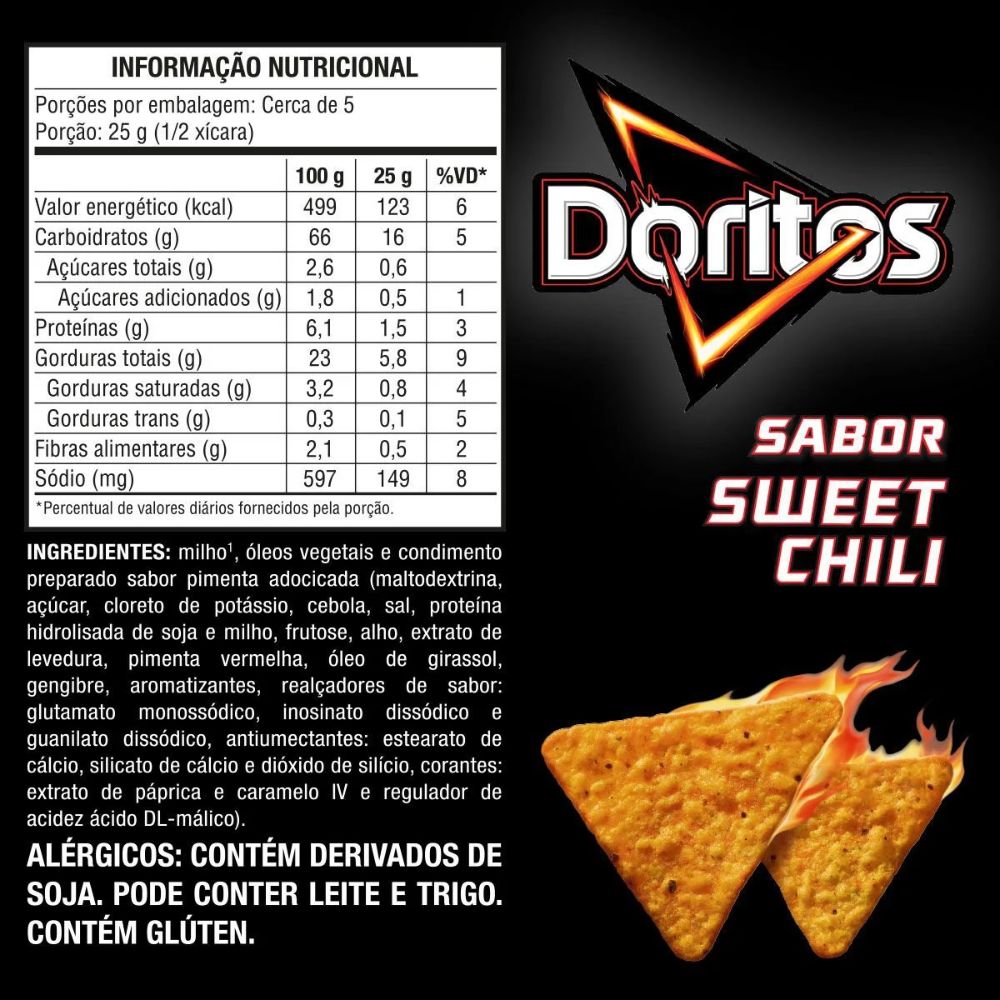 Doritos Sweet Chili Corn Snack, 120 g / 4.2 oz Bag