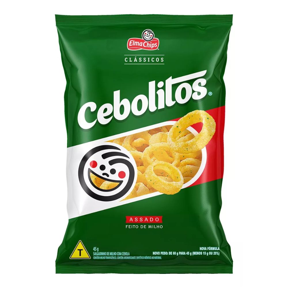 Elma Chips Cebolitos Onion Corn Snack, 45 g / 1.6 oz Bag