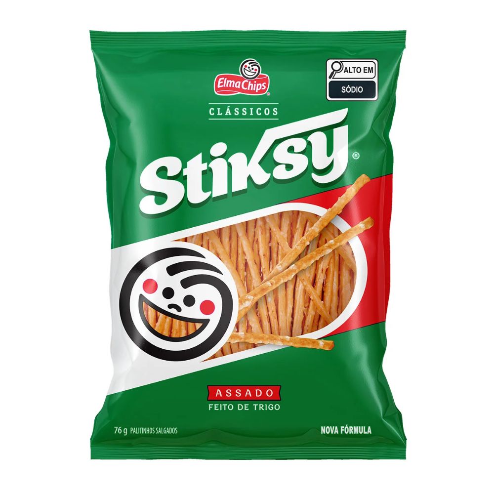 Elma Chips Stiksy Palitinho Salgado, 76 g / 2.7 oz Bag