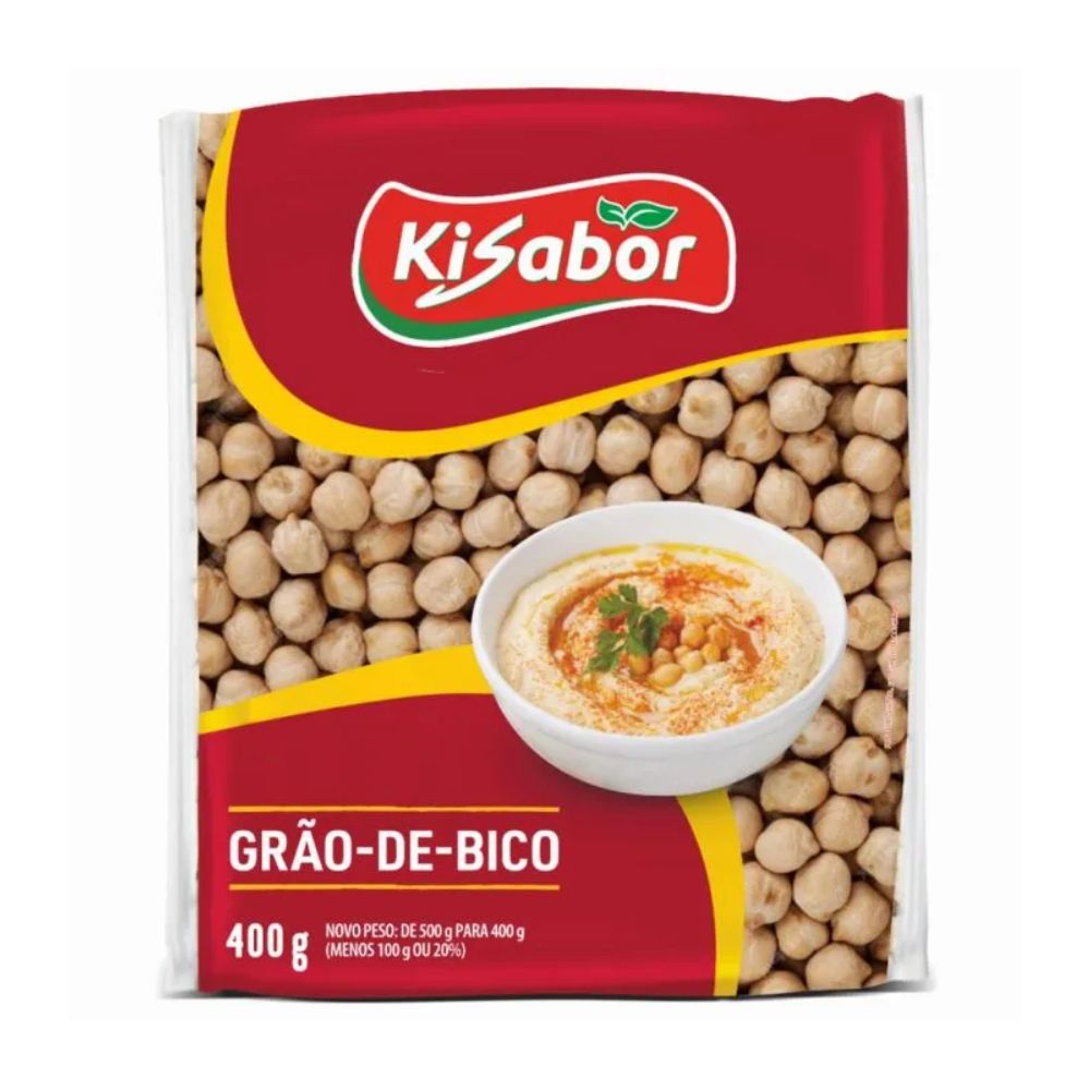 Kisabor Garbanzos Grano-de-Bico, 400 g / 0,88