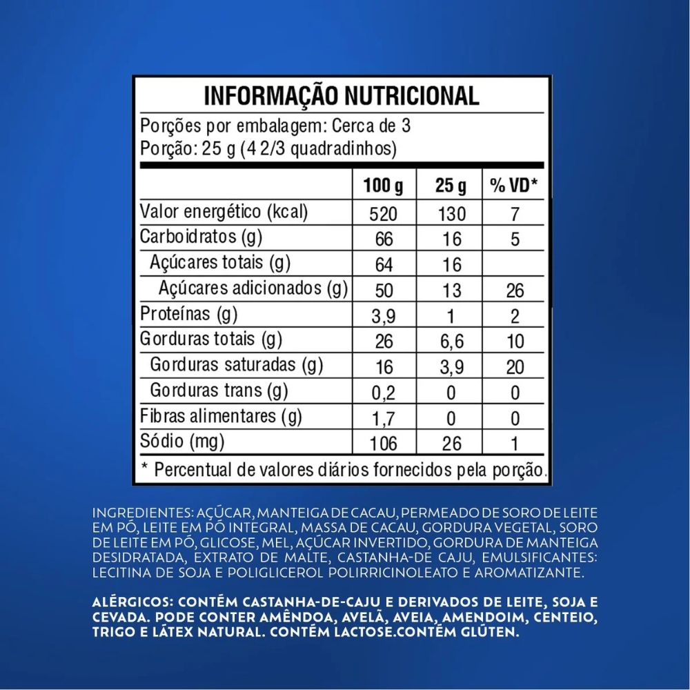 Lacta Branco & Ao Leite Diamante Negro Laka Chocolate, 80 g / 2.8 oz Bar