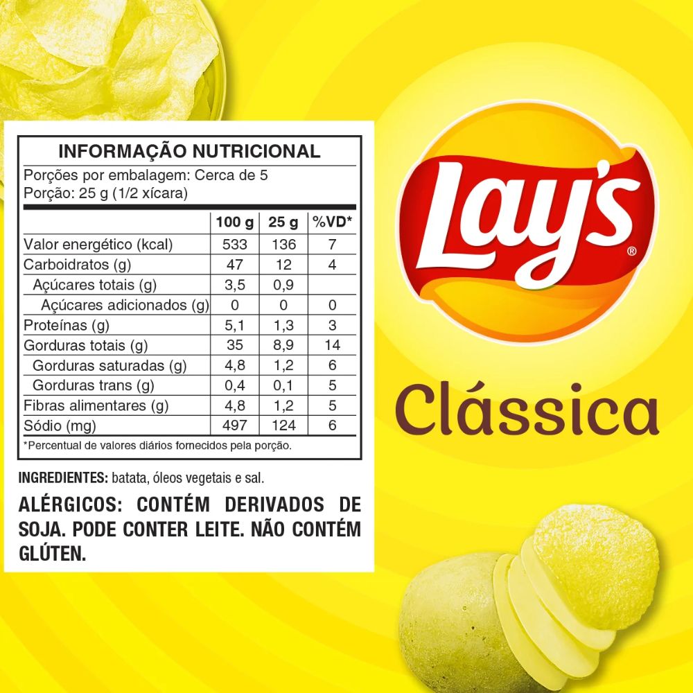Lay's Classic Potato Chips, 115 g / 4 oz Bag