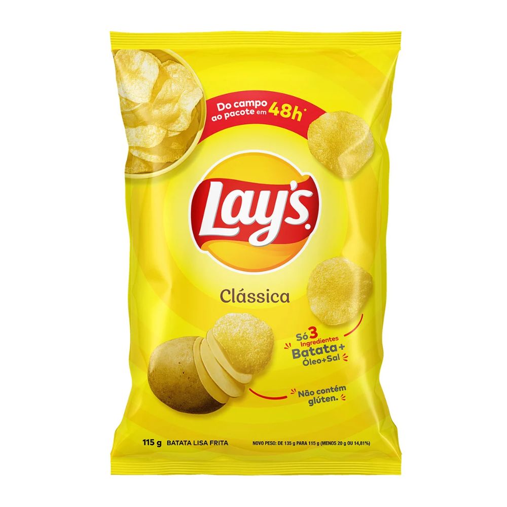 Lay's Classic Potato Chips, 115 g / 4 oz Bag