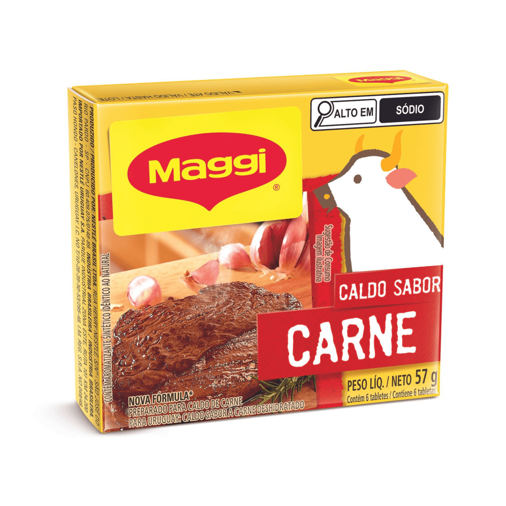 Maggi Beef Bouillon Cubes, 57 g / 2.01 oz (6 Units)