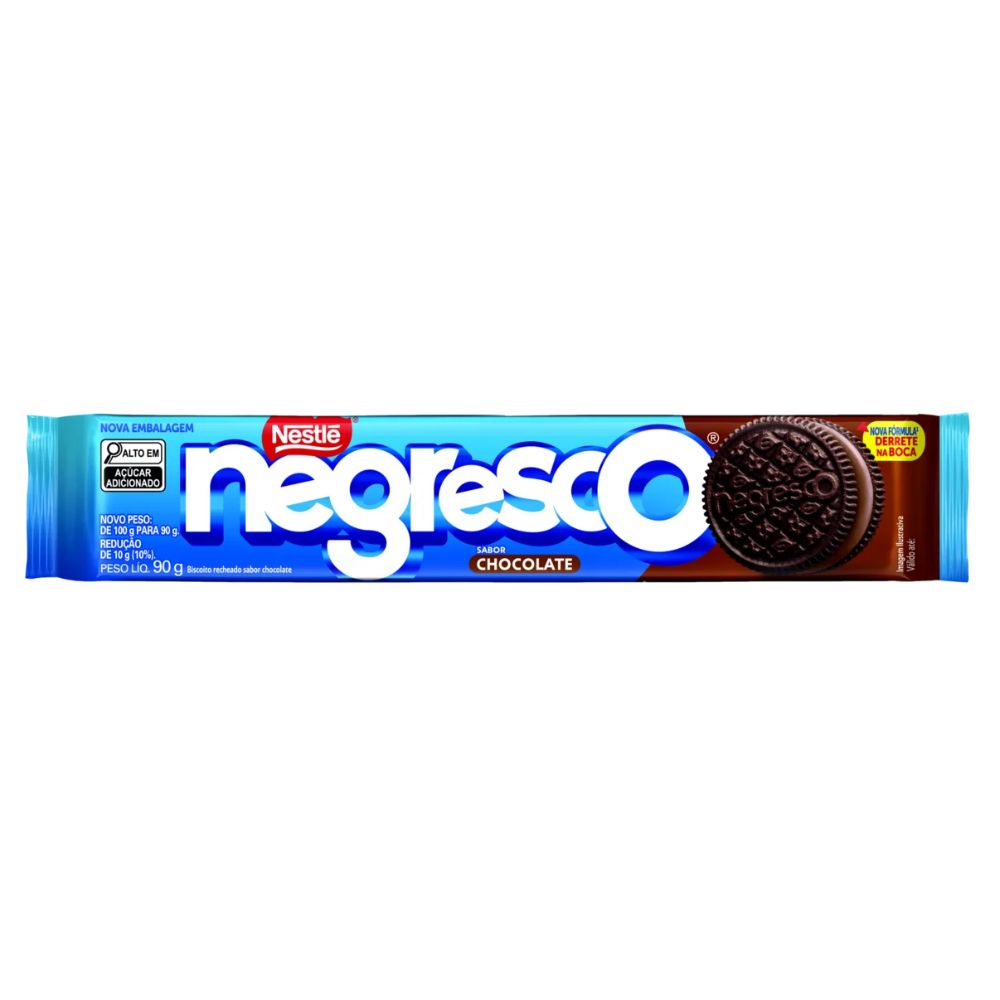 Negresco Chocolate Filled Cookies, 90 g / 3.17 oz Pack