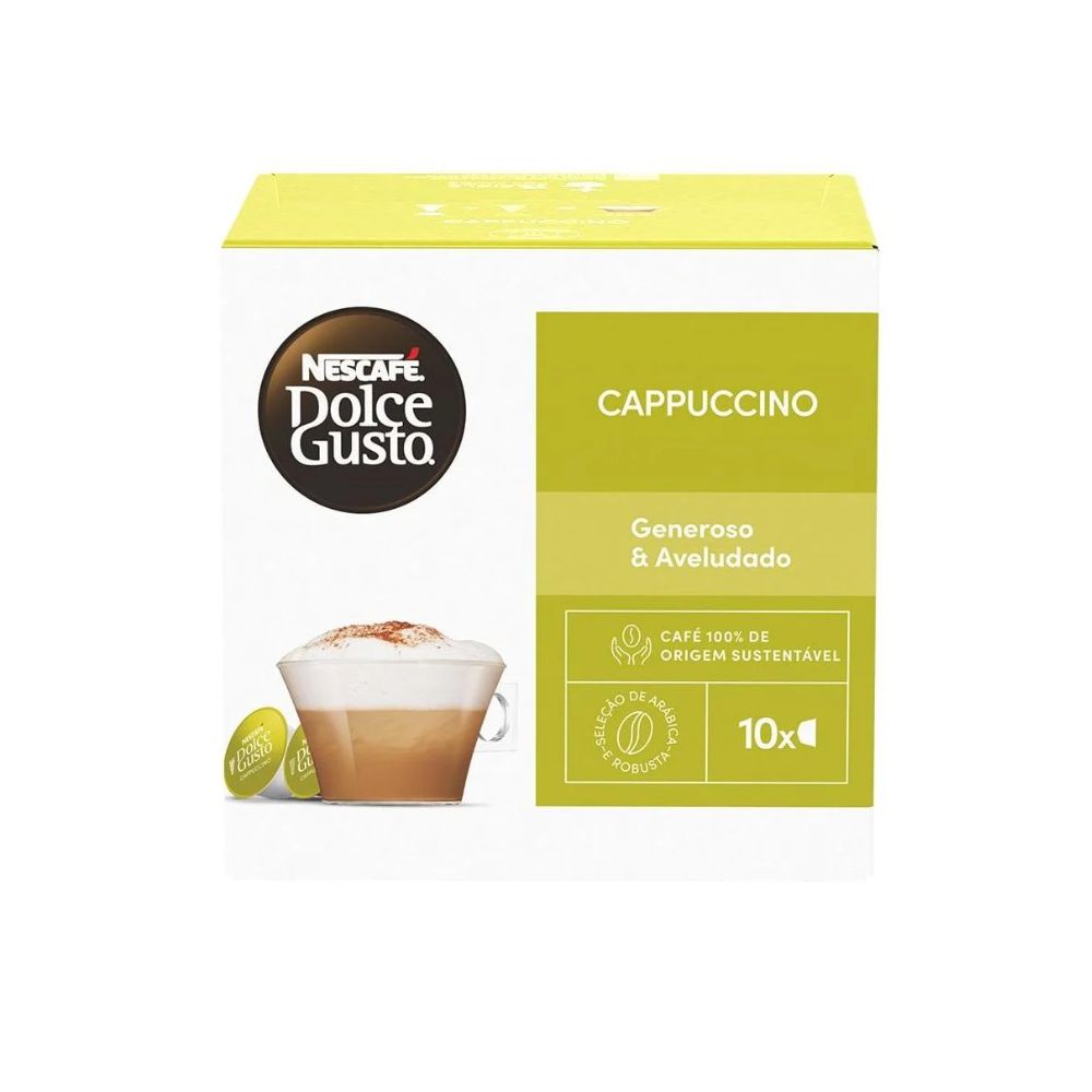 Nescafé Dolce Gusto Cappuccino Capsules Box, 117 g / 4.1 oz (10 Units)