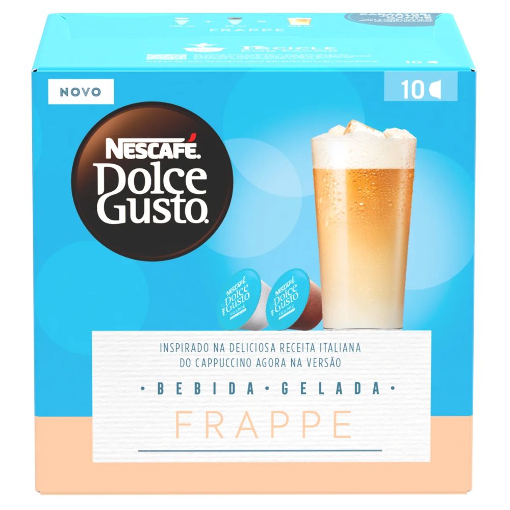 Nescafé Dolce Gusto Coffee Frappe Beverage, 135 g / 4.76 oz Box (10 Units)