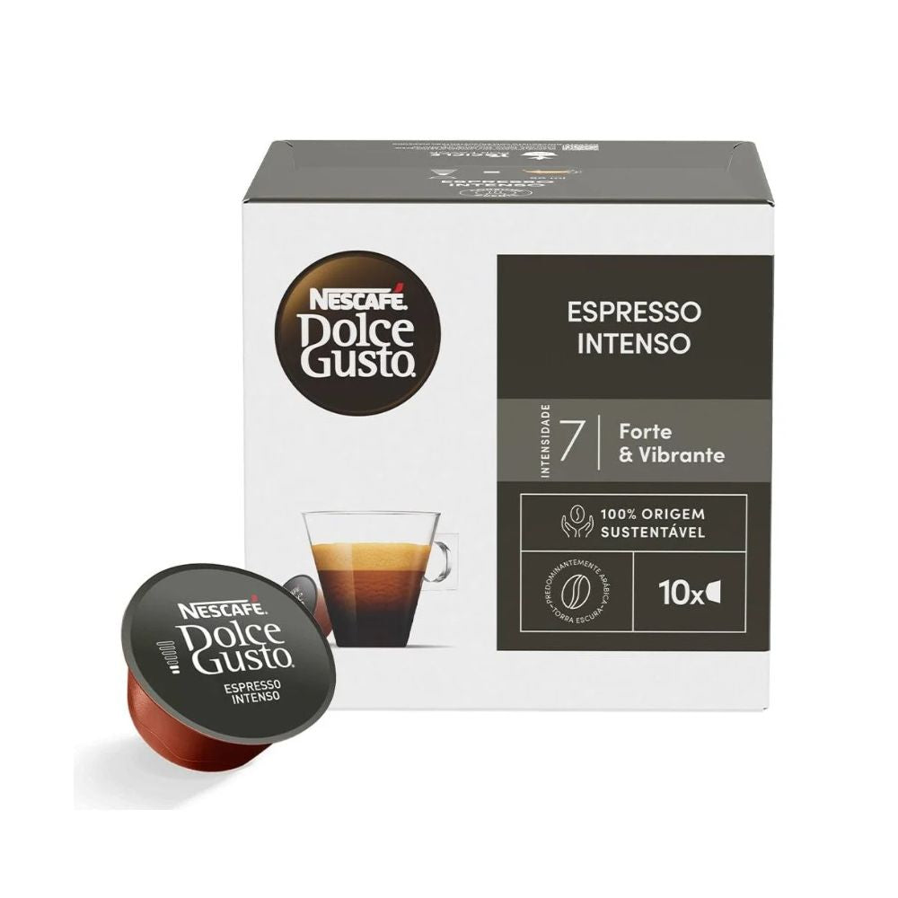 Nescafé Dolce Gusto Espresso Intenso Coffee Capsules, 10 Capsules
