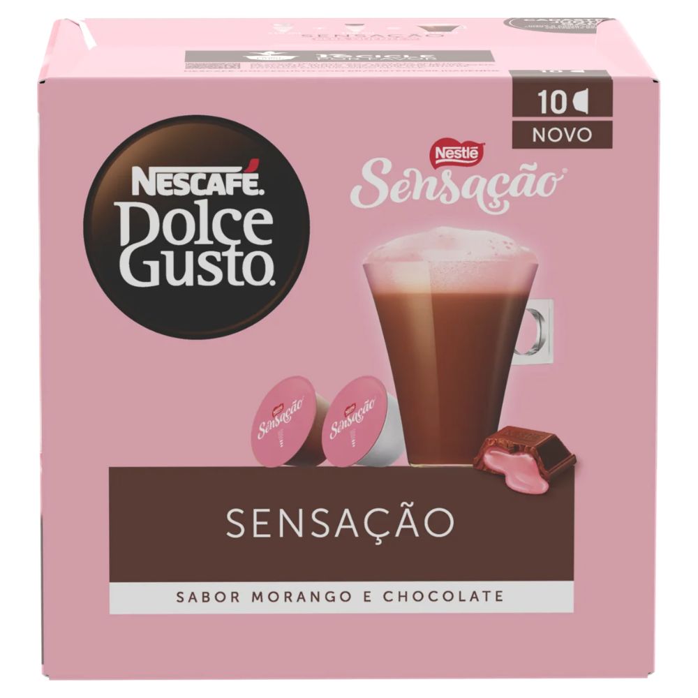 Nescafé Dolce Gusto Sensação Chocolate Capsules, 131 g / 4.6 oz Box (10 Units)