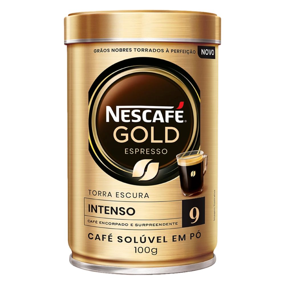 Nescafé Gold Espresso Intenso Instant Coffee, 100 g / 3.5 oz Tin
