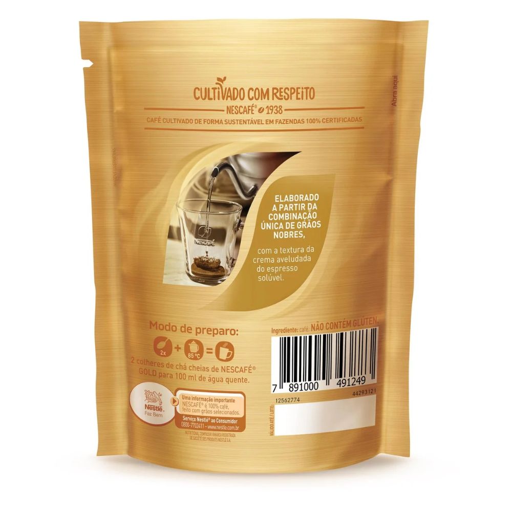 Nescafé Gold Espresso Suave Instant Coffee, 40 g / 1.41 oz Sachet