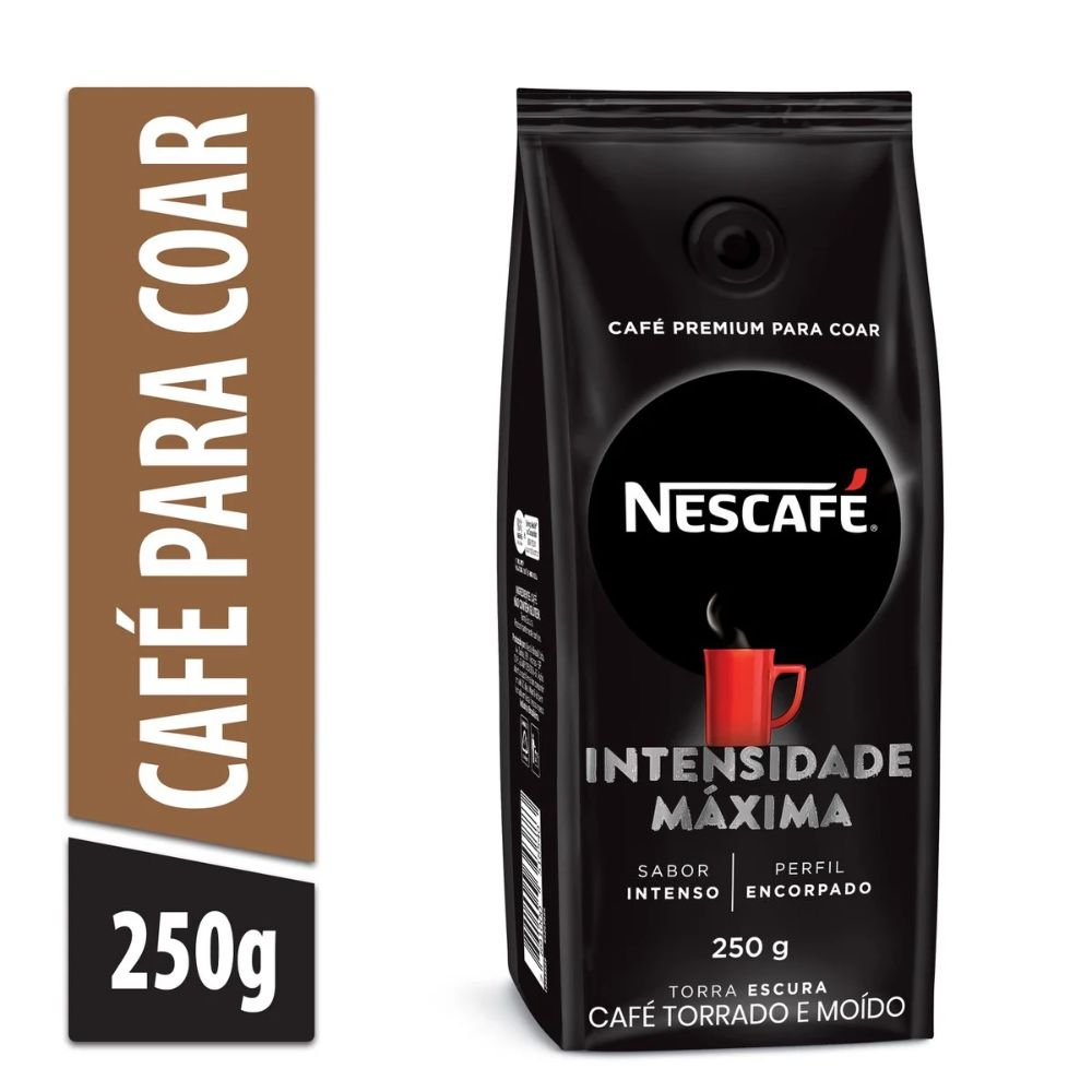 Nescafé Intenso Premium Ground Coffee Café Torrado, 250 g / 8.8 oz bag