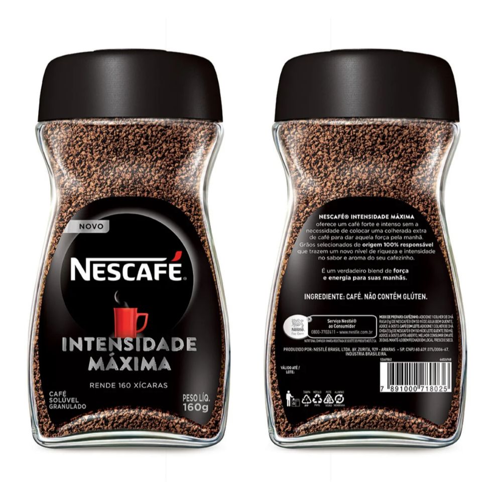 Nescafé Maximum Intensity Granulated Instant Coffee, 160 g / 5.6 oz Glass Jar