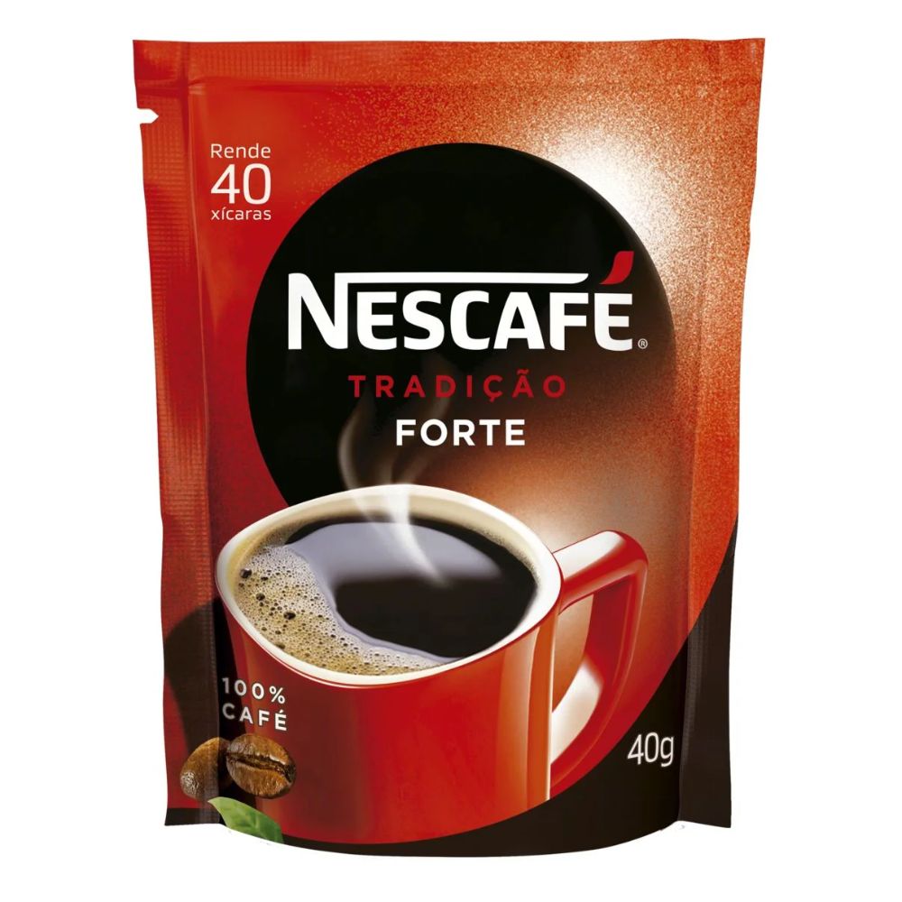Nescafé Tradição Strong Instant Coffee Café Solúvel Granulado, 40 g / 1.41 oz Sachet