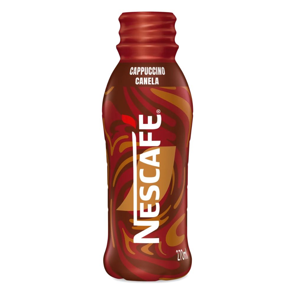 Nescafé UHT Cappuccino Cinnamon with Coffee Drink, 270 ml / 9.1 oz Bottle