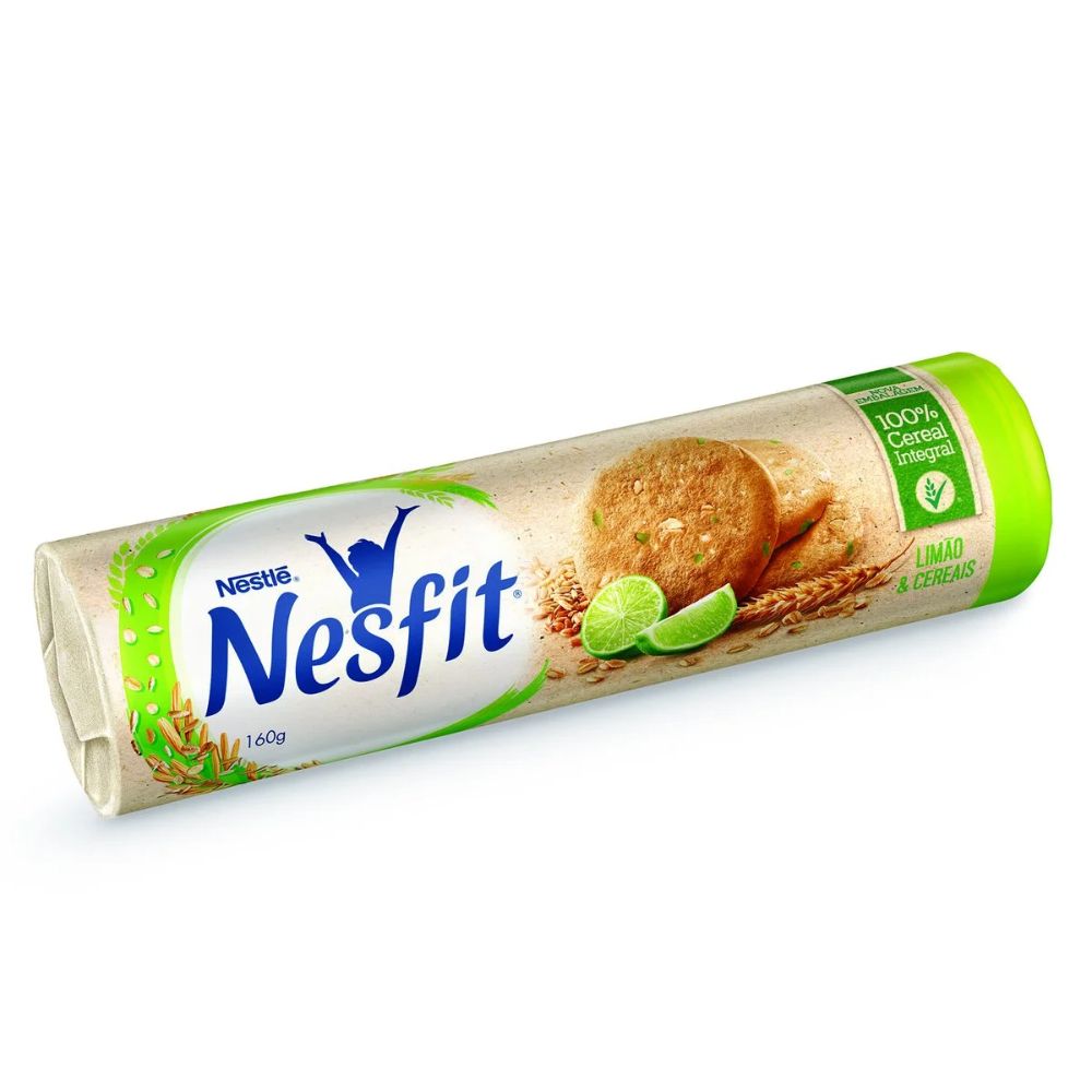 Nesfit Lemon & Cereal Biscuits, 160 g / 5.6 oz