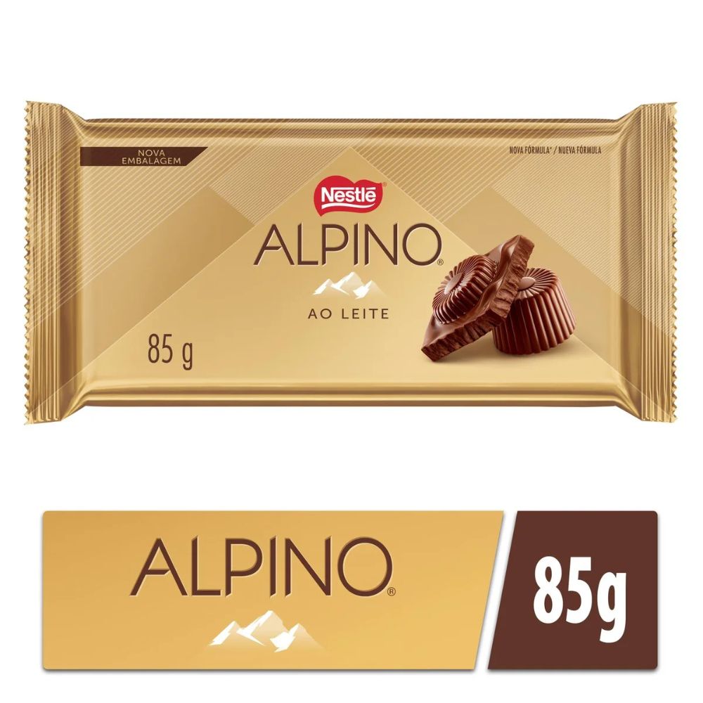 Nestlé Alpino Chocolate ao Leite, 85 g / 3 oz
