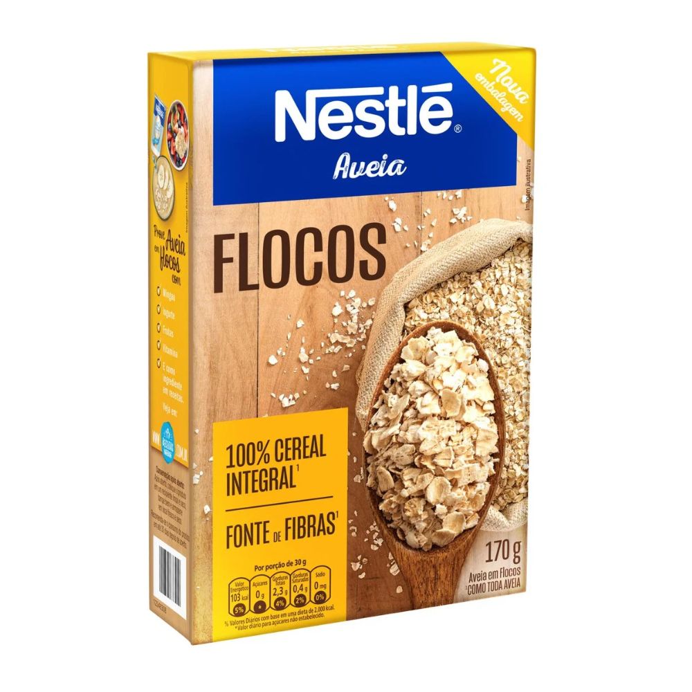 Nestlé Aveia em Flocos Rolled Oats, 170 g / 6 oz