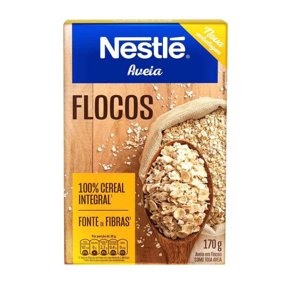 Nestlé Aveia em Flocos Rolled Oats, 170 g / 6 oz