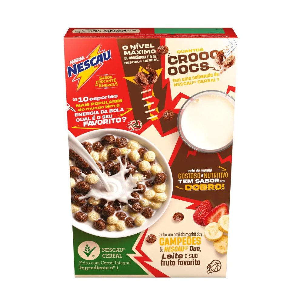 Nestlé Cereal Matinal Nescau Duo, 210 g / 7.4 oz Box
