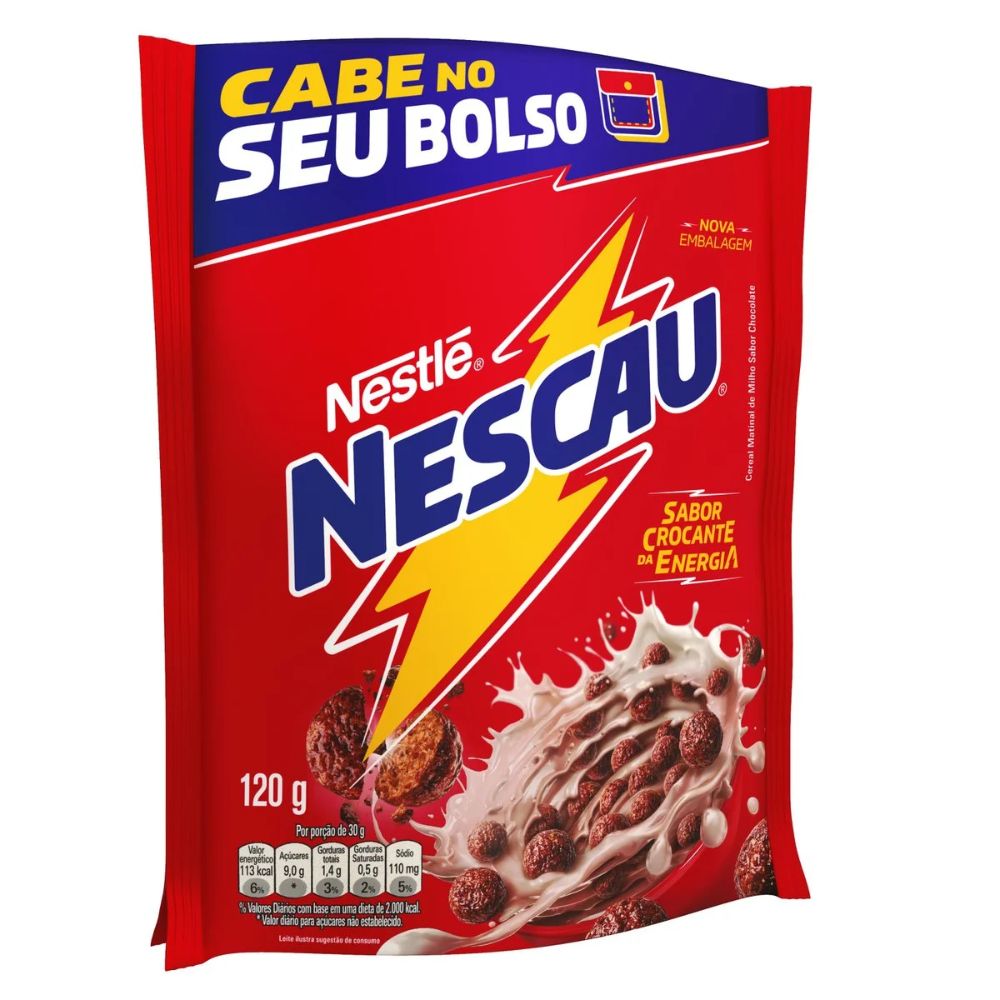 Nestlé Cereal Matinal Nescau Tradicional, Caja de 120 g / 4,2 oz