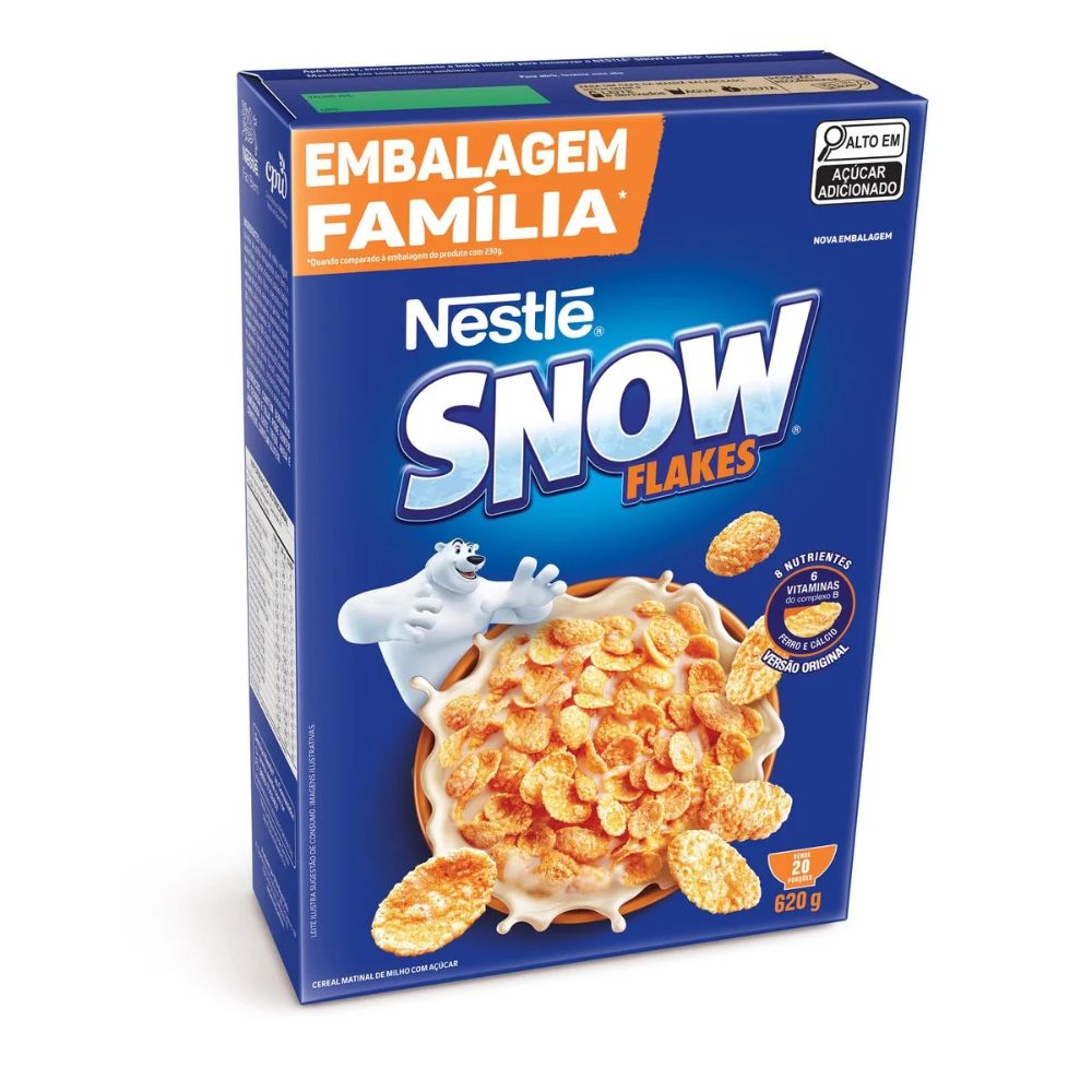 Nestlé Copos de Nieve de Cereales Matinal, Caja de 620 g / 21,9 oz