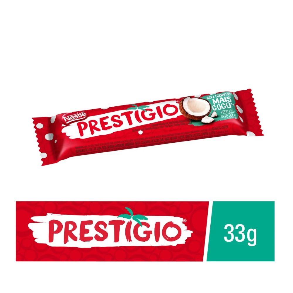 Nestlé Chocolate Prestígio Bar, 33 g / 1.16 oz