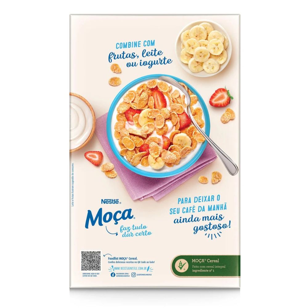 Nestlé MOÇA Cereales Para el Desayuno en Copos, Caja de 230 g / 8,1 oz