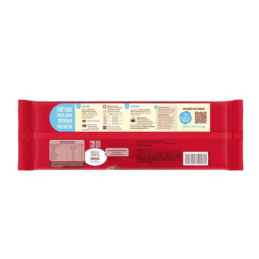 Nestlé Milk Chocolate for Coating, 500 g / 17.6 oz