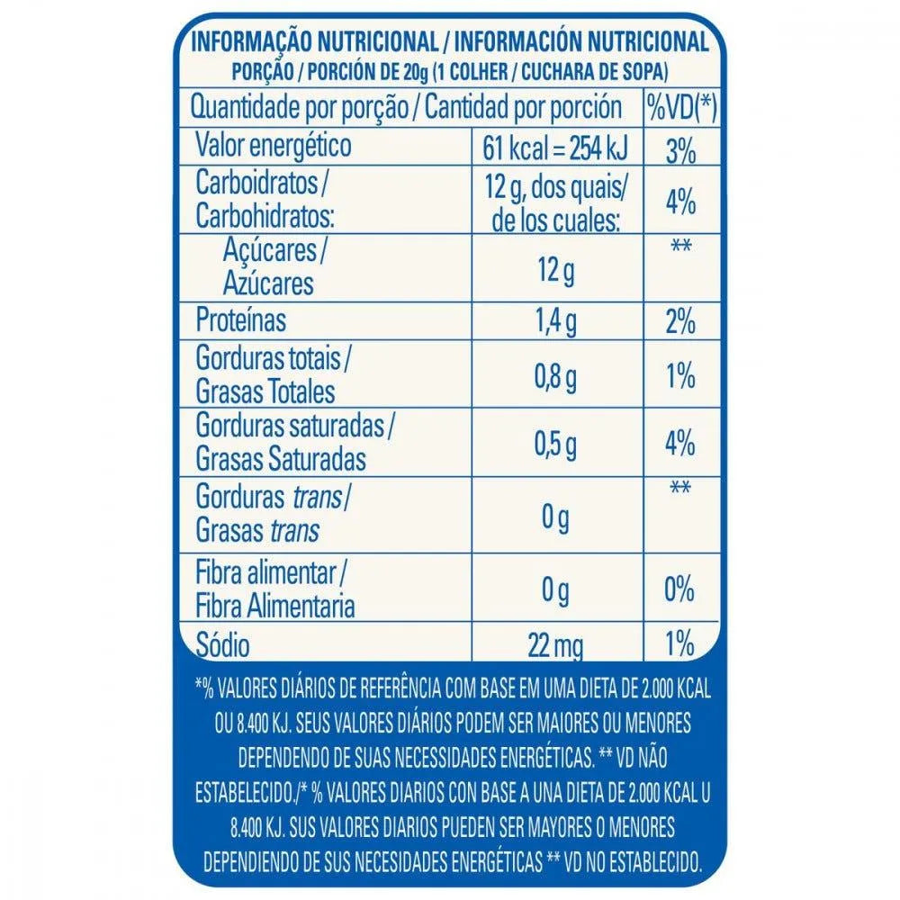 Nestlé Moca Whole Condensed Milk Leite Condensado Integral, 395 g / 13.43 fl oz Tetra-Pack