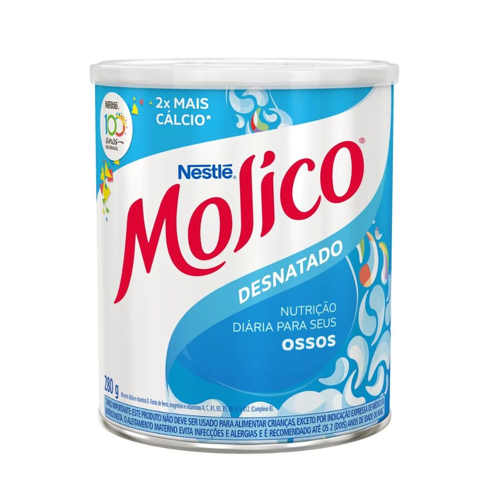 Nestlé Molico Skimmed Milk Powder, 280 g / 9.9 oz Can