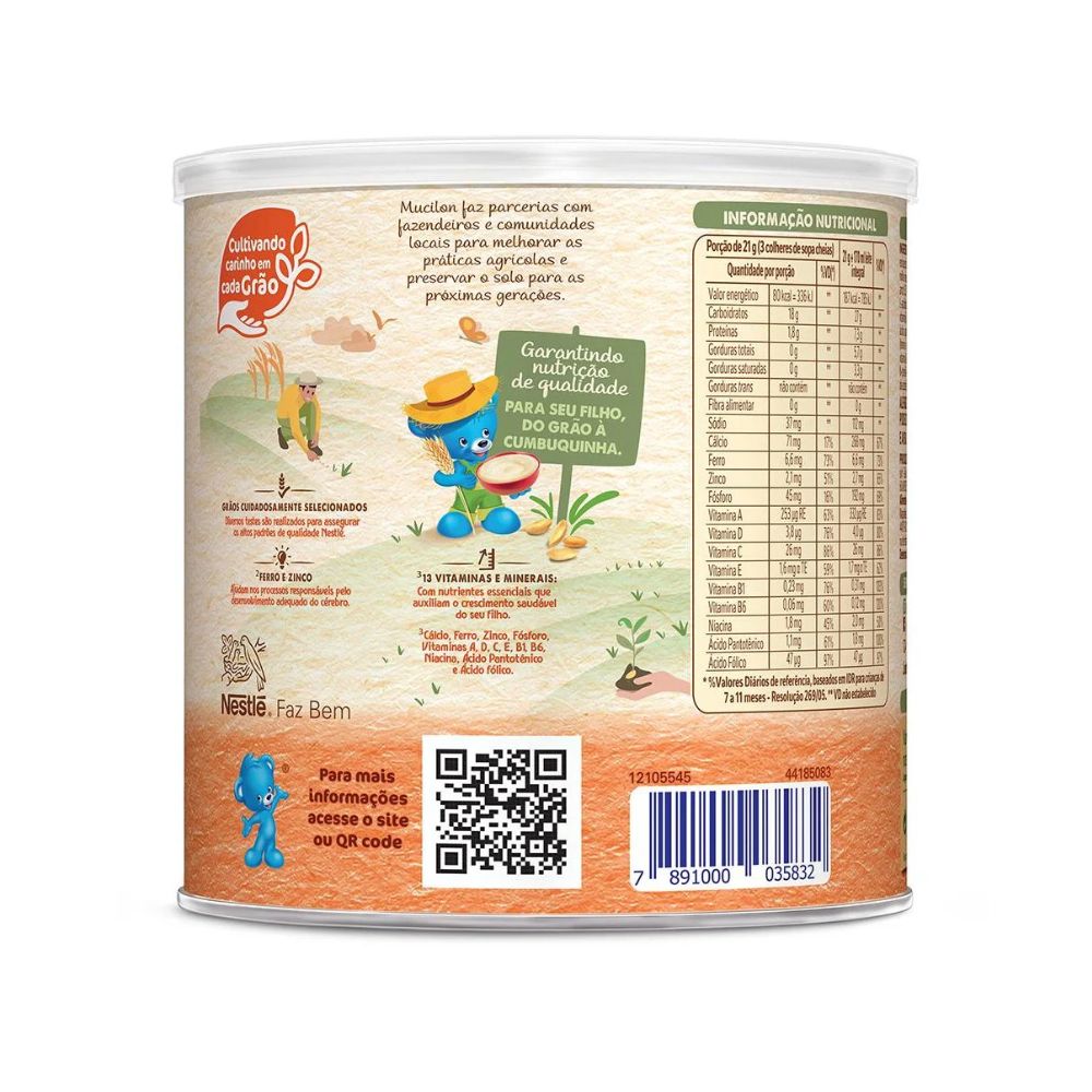 Nestlé Mucilon Multicereal Infant Cereal, 400 g / 14.1 oz Can