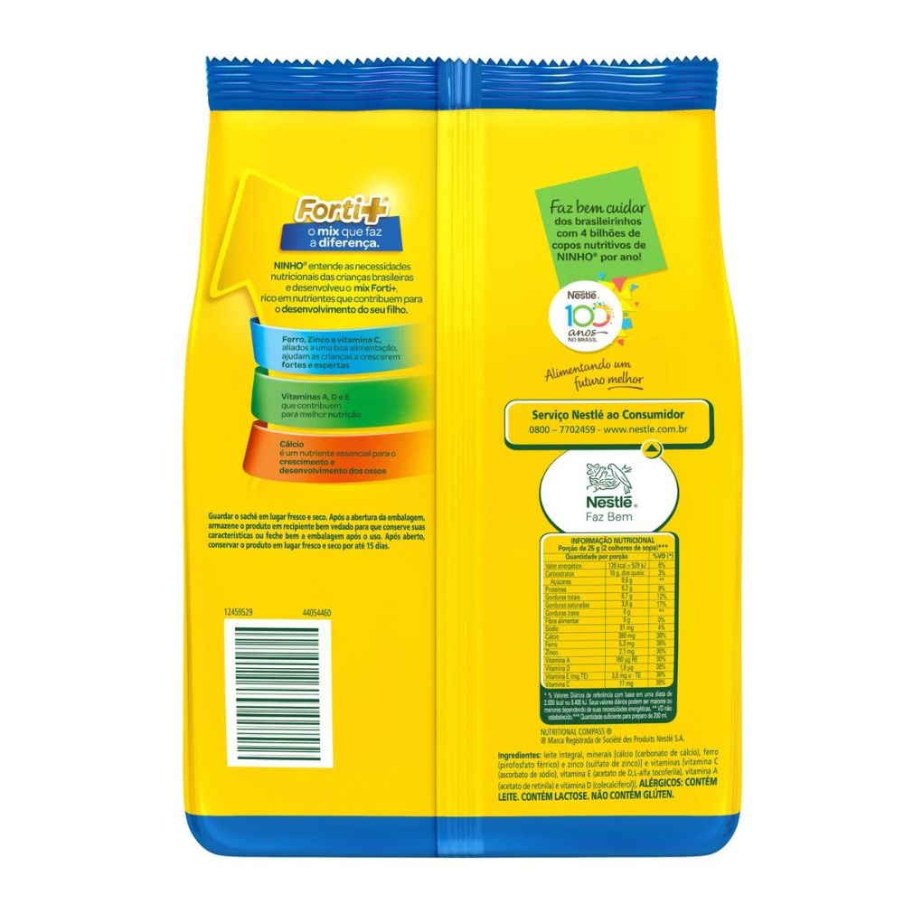 Nestlé NINHO Whole Milk Powder, 750 g / 26.5 oz Sachet