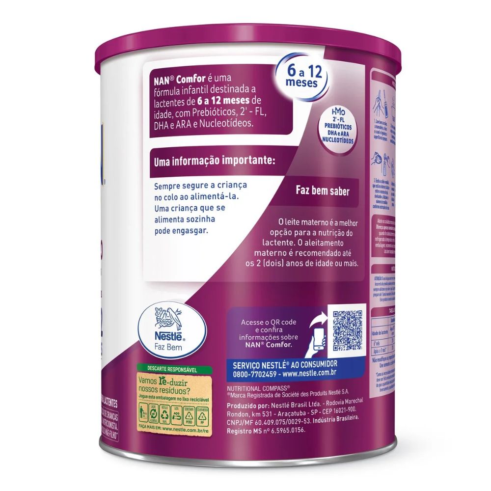 Nestle Nan Comfor Infant Formula, 800 g / 28.2 oz Can