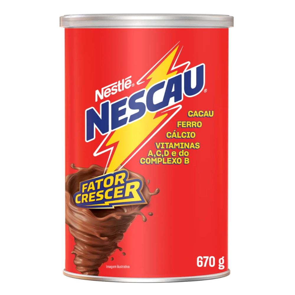 Nestlé Nescau Chocolate Powder Drink Mix, 670 g / 23.6 oz Can