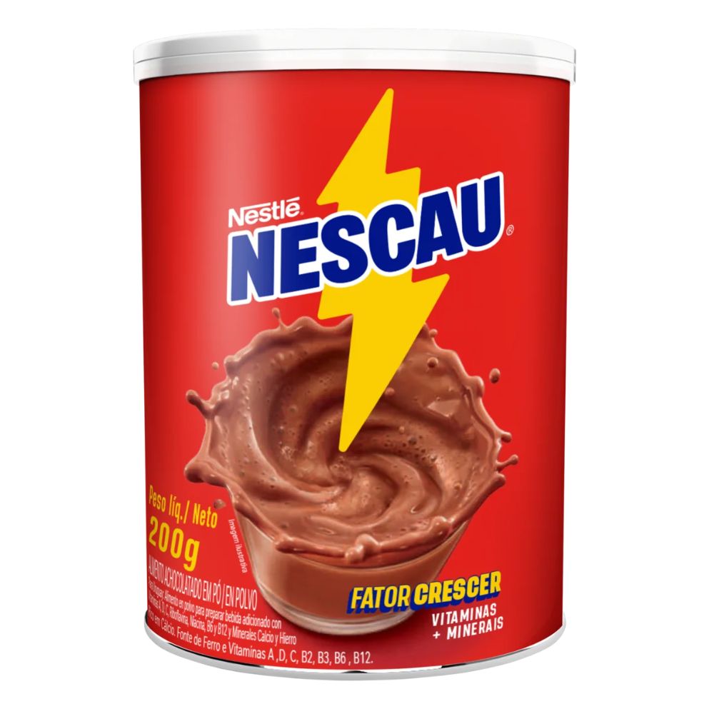 Nestlé Nescau Chocolate Powder Drink Mix, 200 g / 7 oz Can