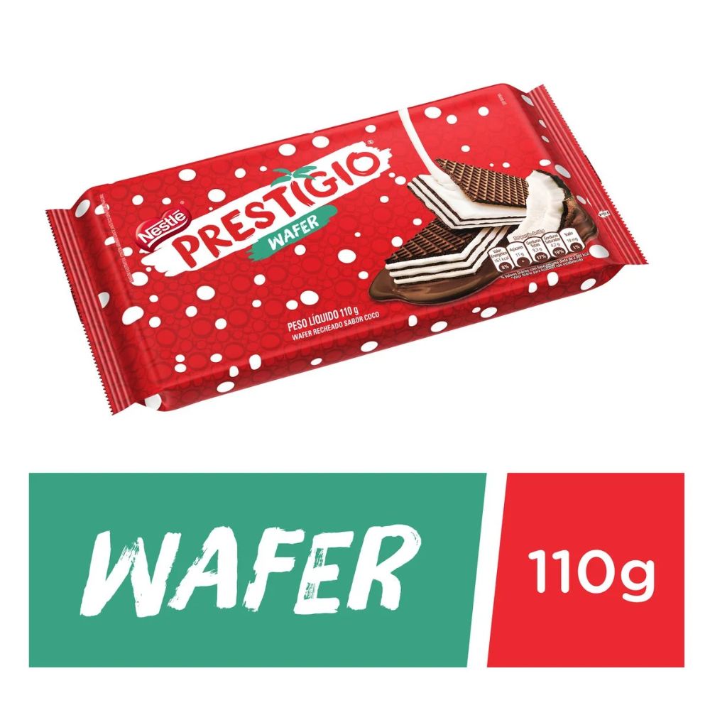 Nestle Prestígio Wafer Biscuit, 110 g / 3.88 oz