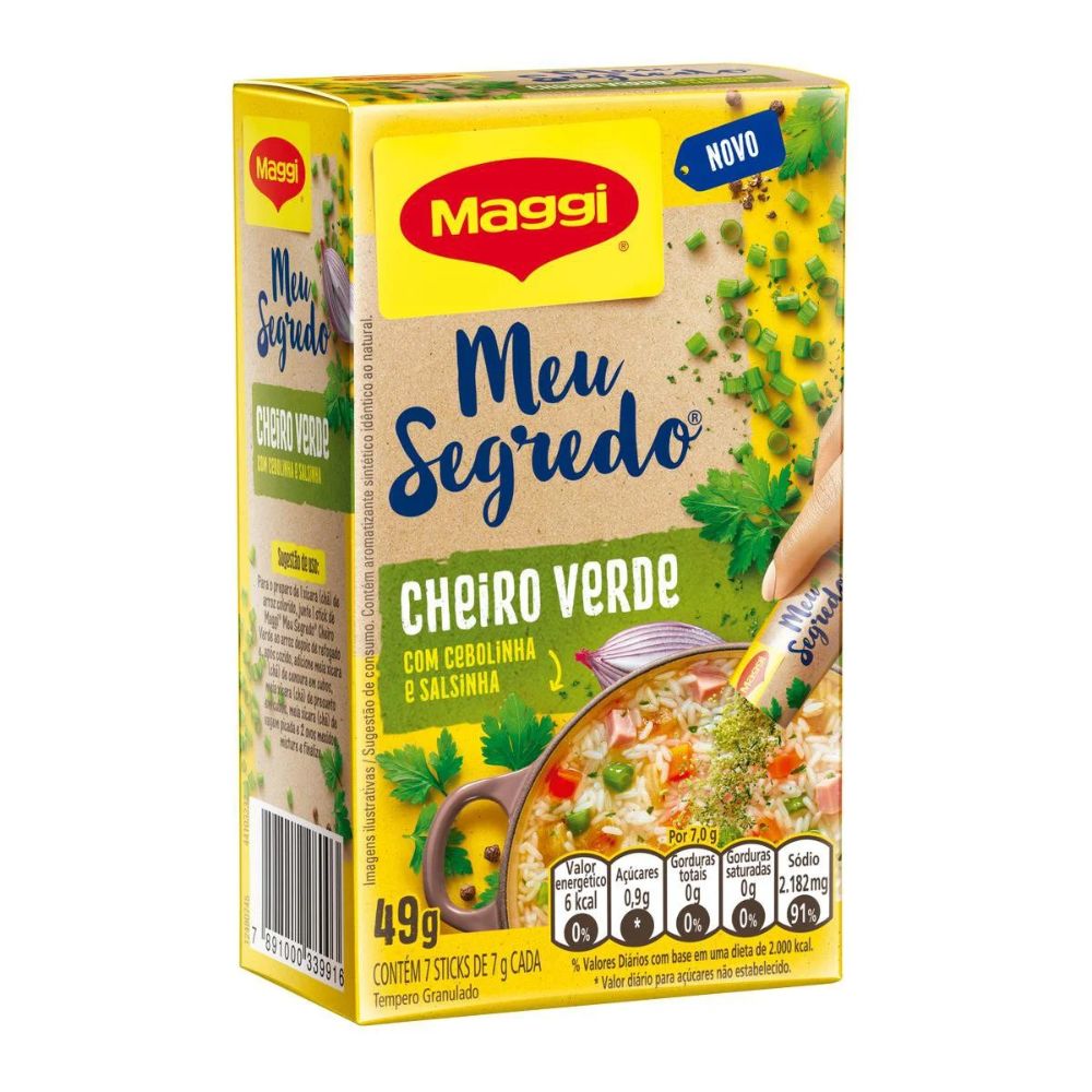 Nestlé Tempero Maggi Meu Segredo Cheiro Verde, 49 g / 1.7 oz
