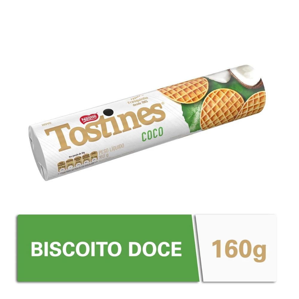 Nestlé Tostines Galletas de Coco, Paquete de 160 g / 5,6 oz