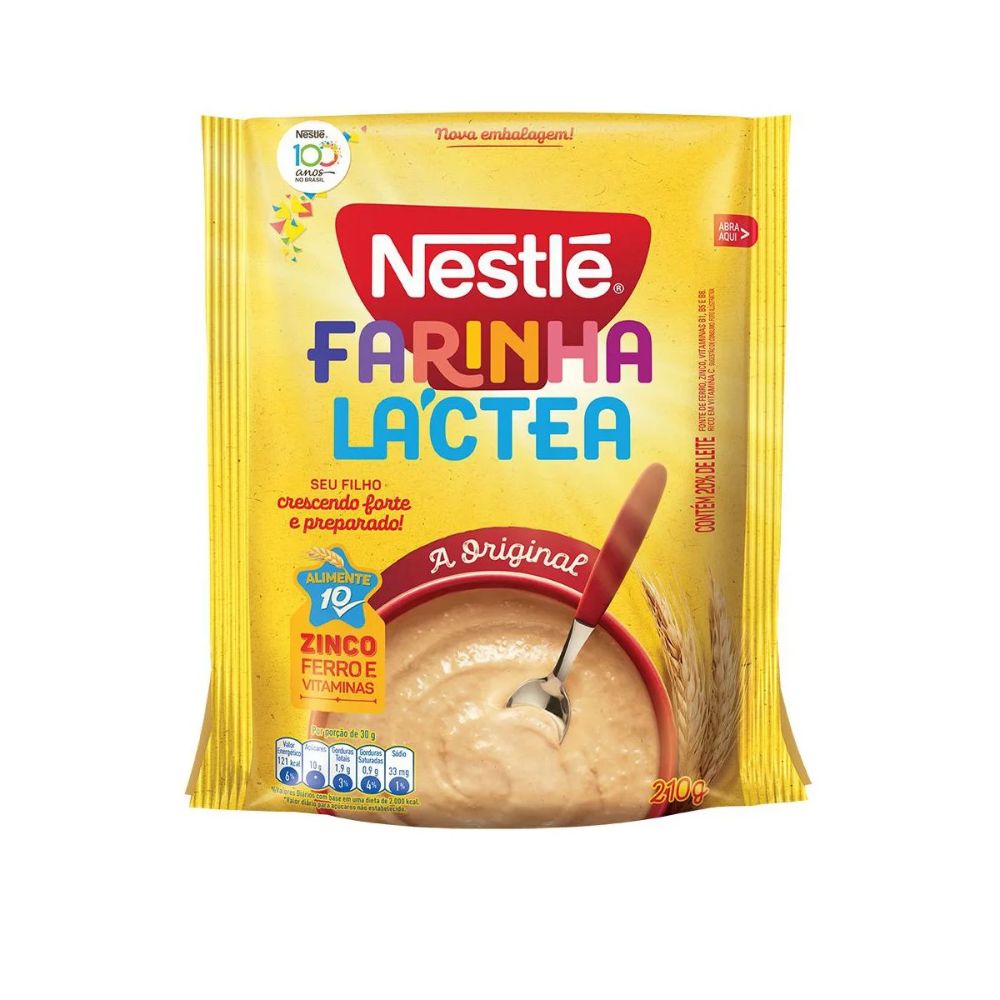 Nestlé Farinha Láctea Tradicional, 210 g / 7,4 oz