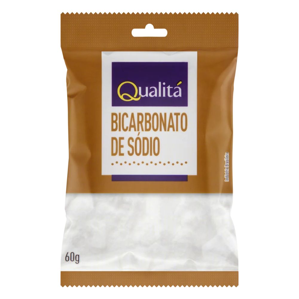 Qualitá Baking Soda Bicarbonato de Sódio, 60 g / 2.1 oz Pack
