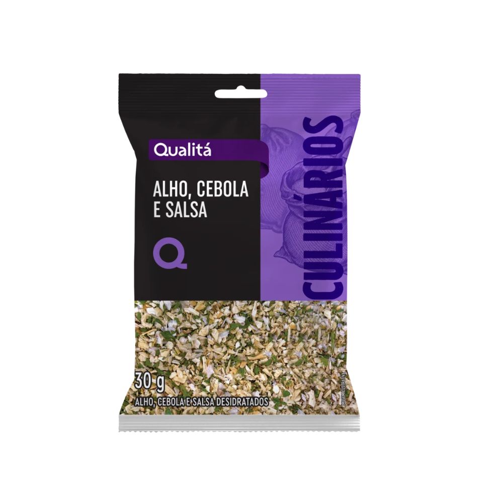 Qualitá Garlic, Onion & Parsley Seasoning Blend, 30 g / 1.06 oz Pack
