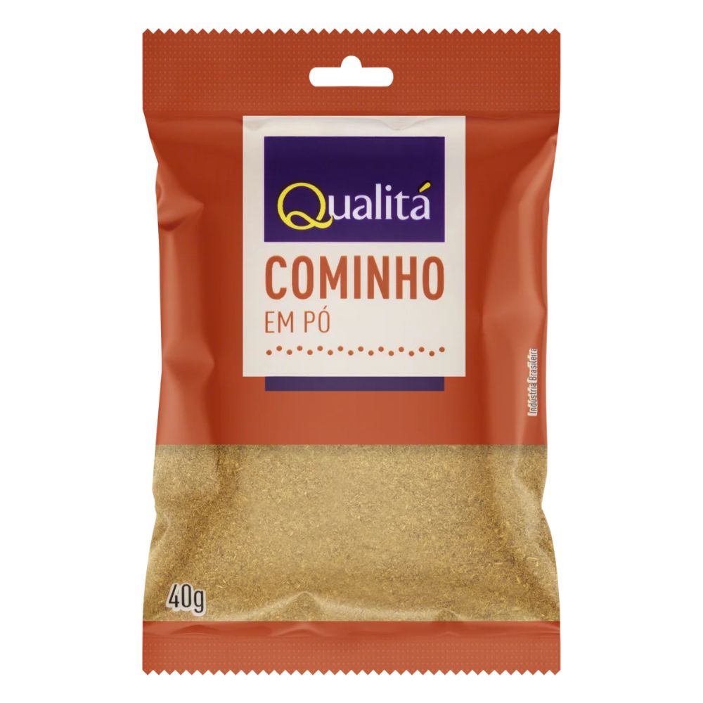 Qualitá Ground Cumin Cominho em Pó, 40 g / 1.4 oz Pack
